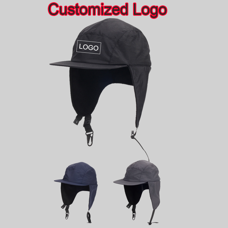 Corduroy Cap 5 Panel - Boné de beisebol de lã com