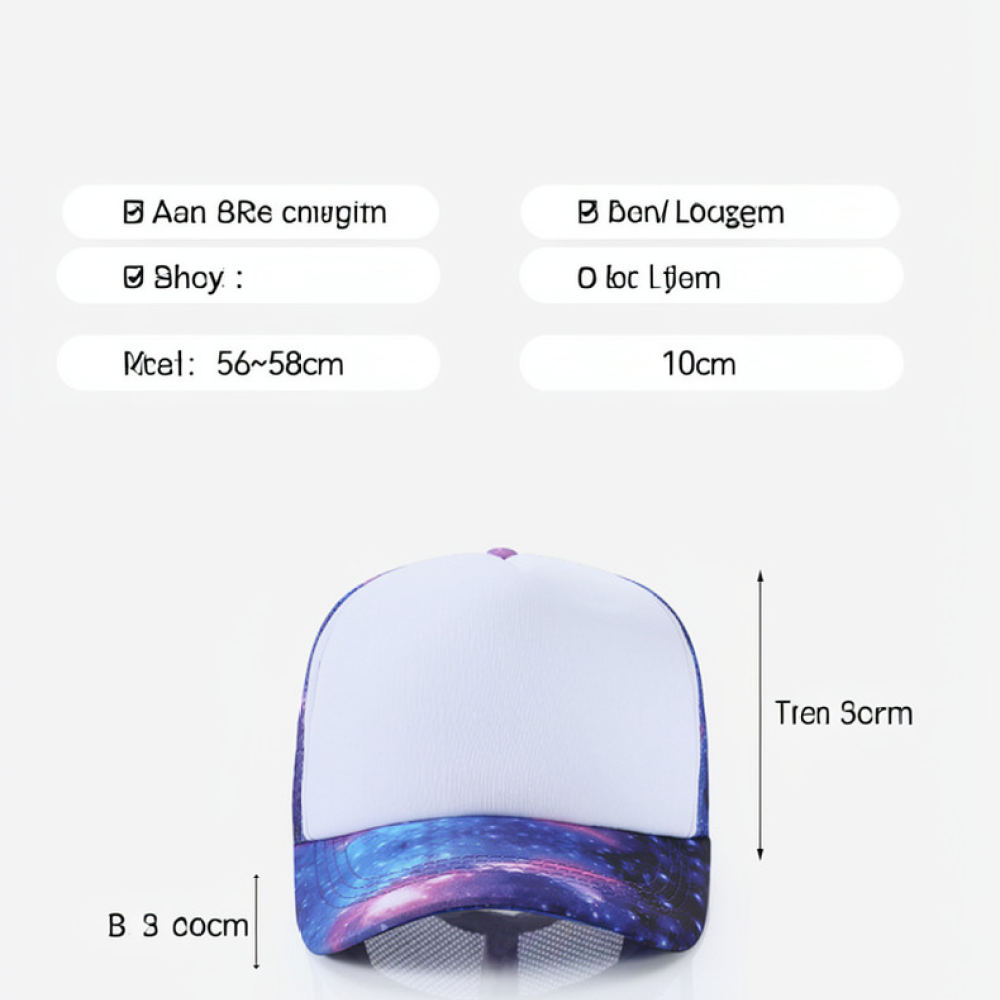 Boné de beisebol com tela ajus - Trucker Cap Mesh avaliação e preço