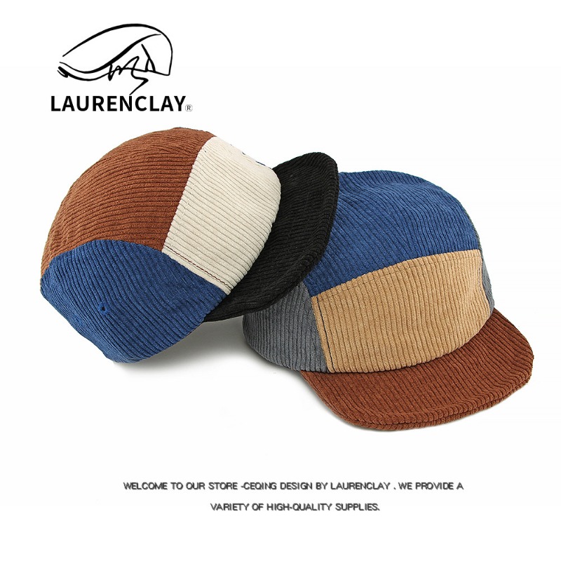 Bonés de beisebol masculinos v - Corduroy Cap 5 Panel avaliação e preço