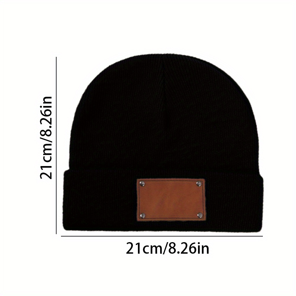 Gorro de inverno de malha com  - Beanie Cuffed Knit avaliação e preço