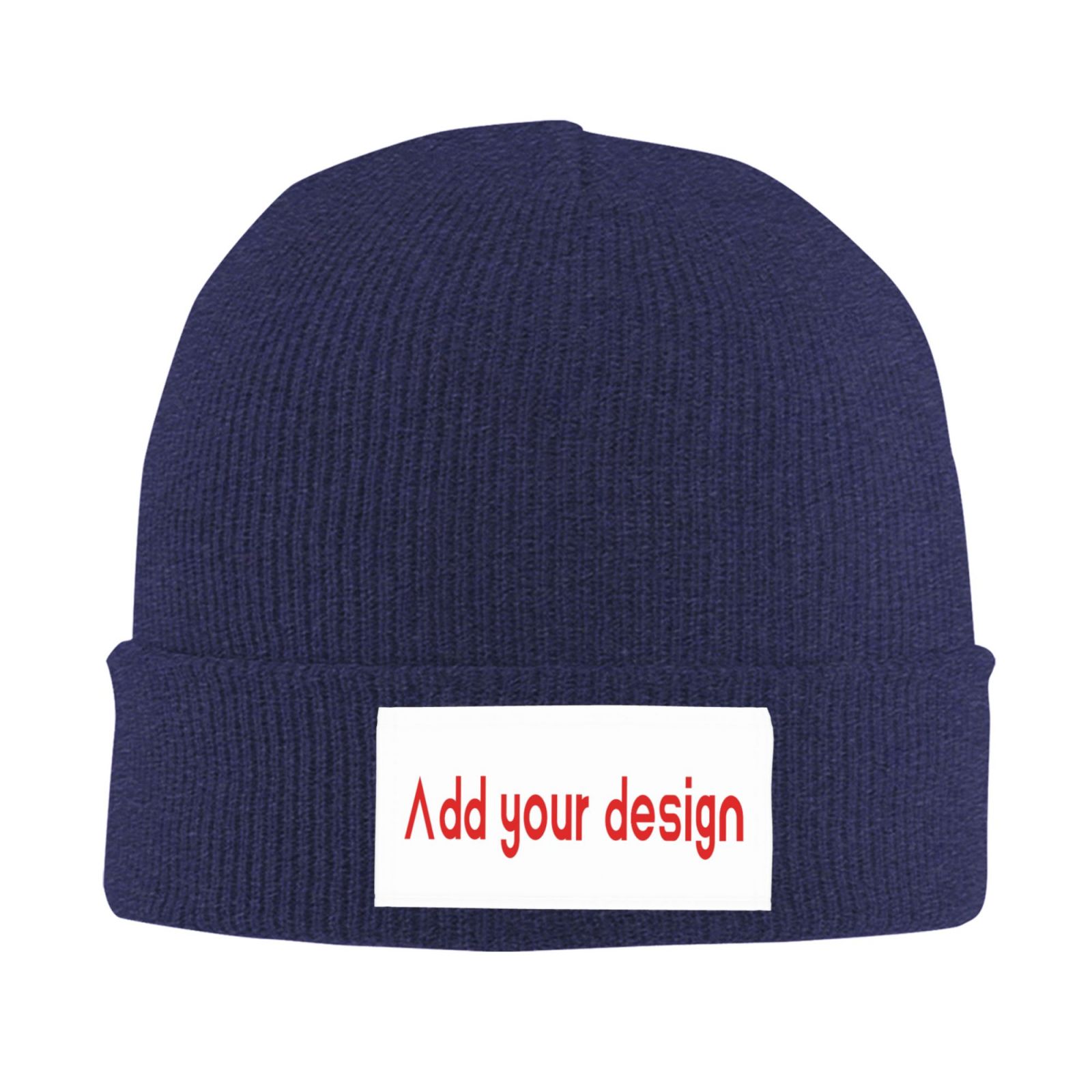 Gorro de malha personalizado,  - Beanie Cuffed Knit avaliação e preço
