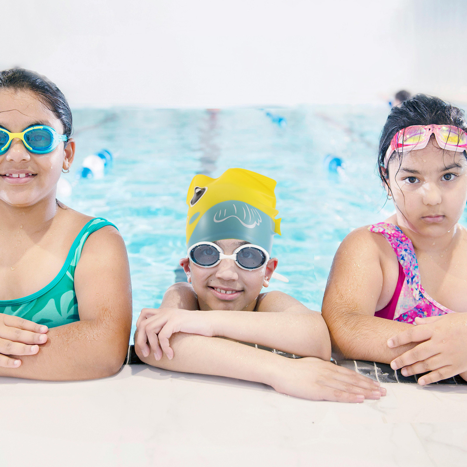 Touca de natação infantil em s - Swim Hat Silicone avaliação e preço