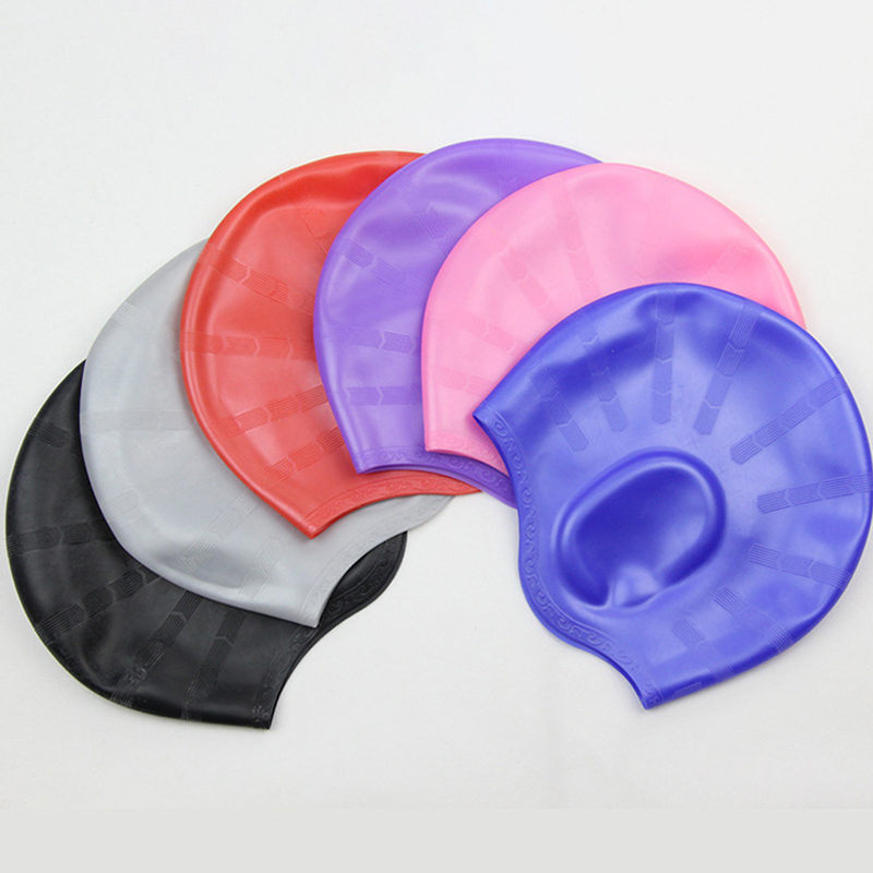 【F】Toucas de Natação de Alta E - Swim Hat Silicone avaliação e preço