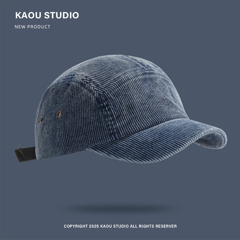 Boné de beisebol japonês retrô - Corduroy Cap 5 Panel avaliação e preço