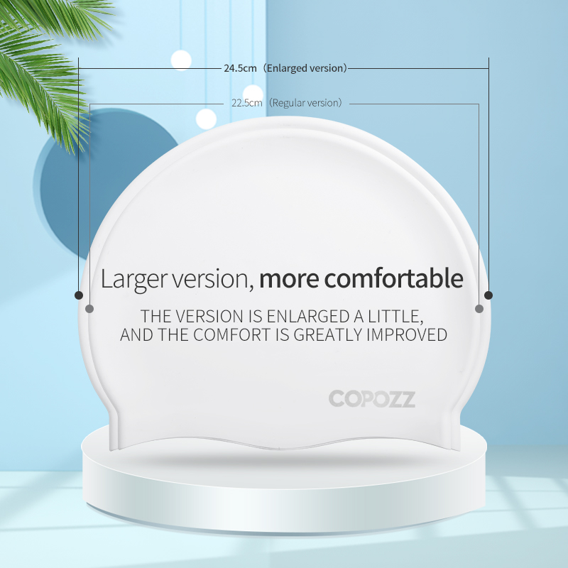 Copozz feminino masculino sili - Swim Hat Silicone avaliação e preço