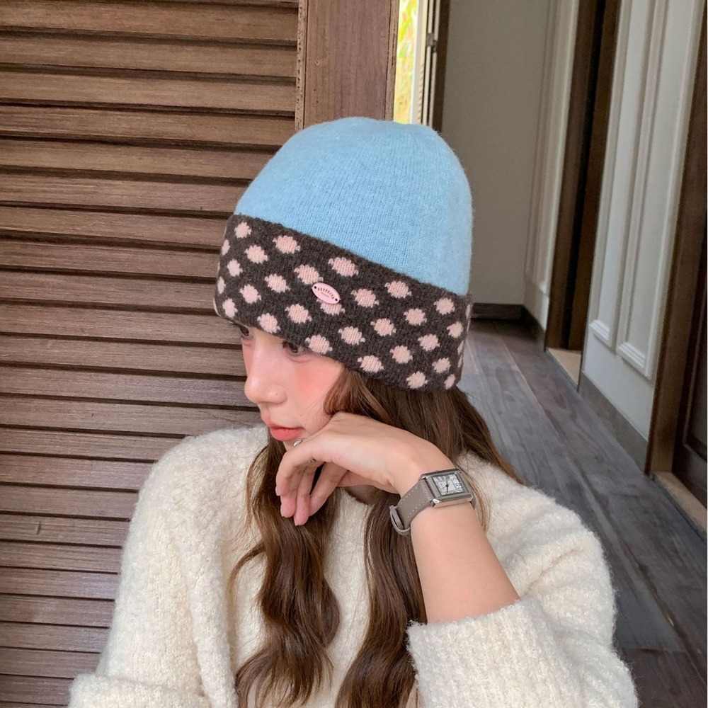 Gorro de malha para mulher, co - Beanie Cuffed Knit avaliação e preço