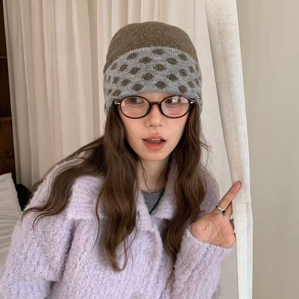 Gorro de malha para mulher, co - Beanie Cuffed Knit avaliação e preço