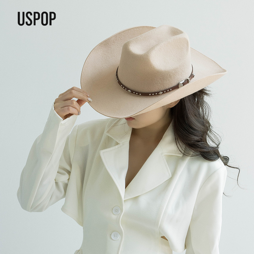 Chapéu de cowboy de lã USPOP c - Cowboy Hat Straw avaliação e preço