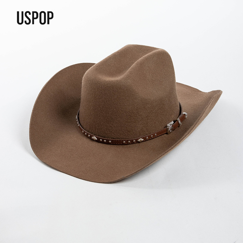 Chapéu de cowboy de lã USPOP c - Cowboy Hat Straw avaliação e preço