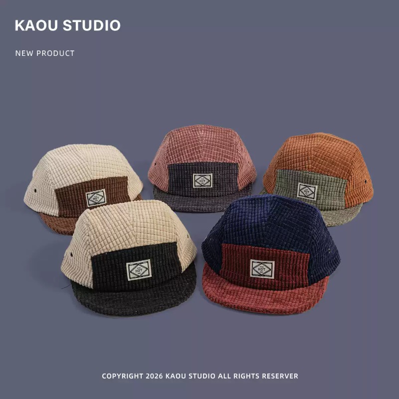 Bonés de beisebol de 5 painéis - Corduroy Cap 5 Panel avaliação e preço
